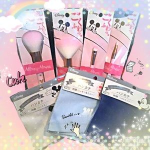 DisneyJapanMickey Make up Embroidered Handkerchief